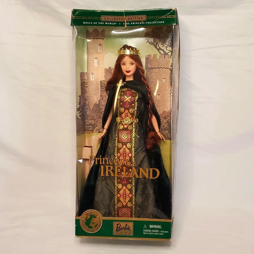 Barbie Princess of Ireland Doll 53367 Dolls of the World Princess Collection NIB